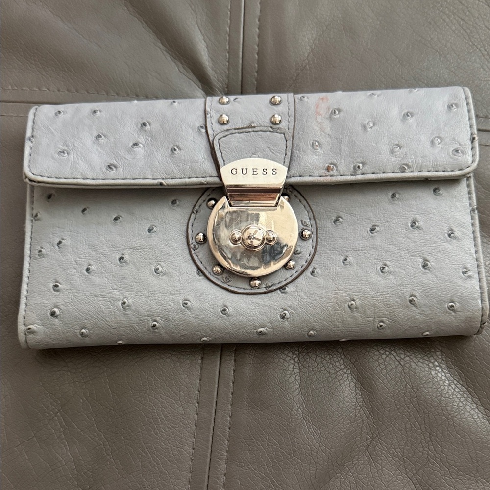 GUESS Silver Studded Women's Wallet
